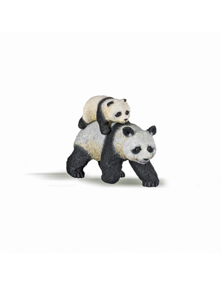 Papo Figurina Ursulet Panda Cu Pui,Papo50071