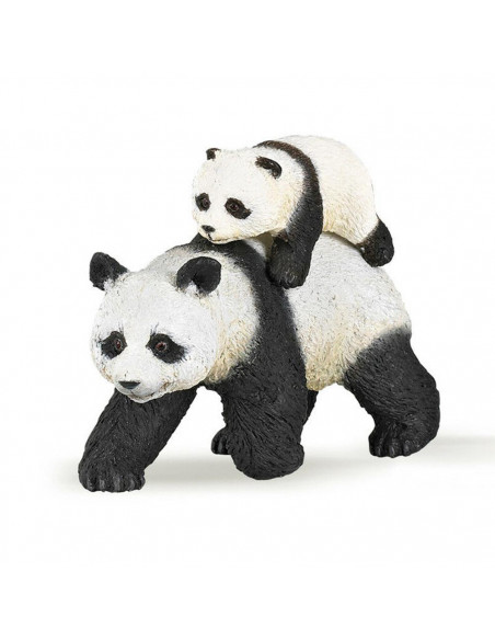 Papo Figurina Ursulet Panda Cu Pui,Papo50071