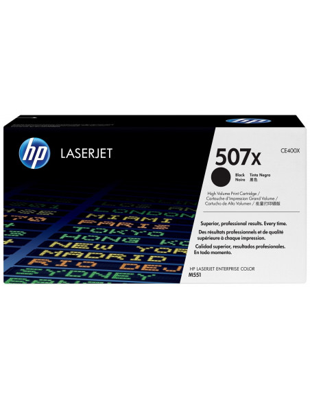 CE400X,Cartus toner HP 507X Black cap. mare CE400X