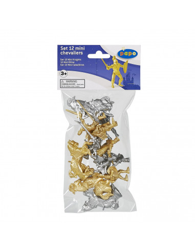 Papo Figurina Set Mini Cavaleri 12 Piese,Papo33024