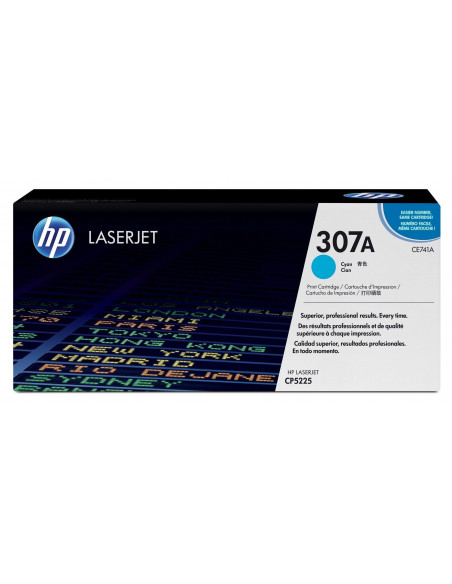 Cartus Toner Original Hp 307A, CE741A Cyan, 7300 pagini Cartus Toner Original Hp 307A, CE741A Cyan, 7300 pagini