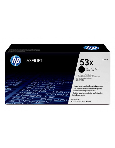 Cartus Toner Original Hp Q7553X Black, 7000 pagini Cartus Toner Original Hp Q7553X Black, 7000 pagini