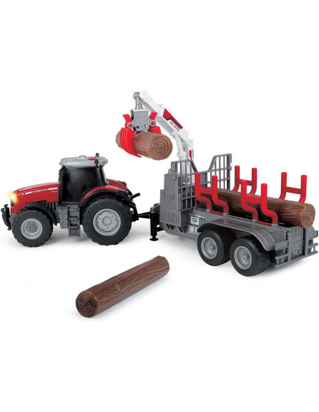 Tractor Cu Remorca Massey Ferguson 8737,203737003