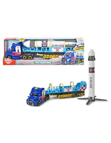 Set Format Din Camion Si Racheta Spatiala 41cm,203747010