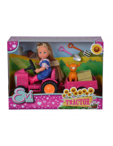 Papusa Evi Love Cu Tractor,105733518