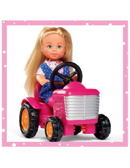 Papusa Evi Love Cu Tractor,105733518