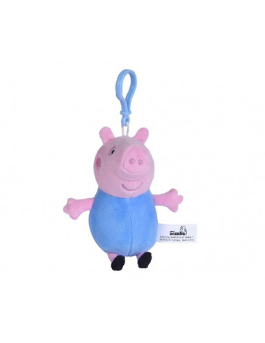 Peppa Pig Breloc Plus George 10cm,109261000_ALBASTRU