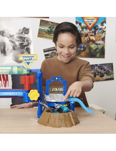 Monster Jam Set Spalatorie Auto,6060518