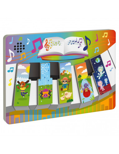 Puzzle Din Lemn In Forma De Pian Cu Sunete,6059753