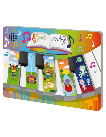 Puzzle Din Lemn In Forma De Pian Cu Sunete,6059753
