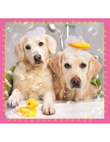 Puzzle Trefl 3in1 Catelusi La Baita,34845