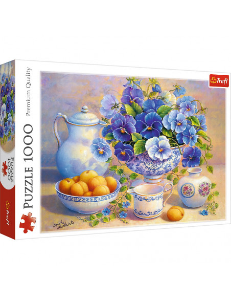 Puzzle Trefl 1000 Buchet Albastru,10466