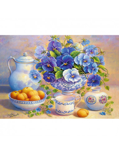 Puzzle Trefl 1000 Buchet Albastru,10466