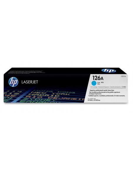 Cartus Toner Original Hp CE311A Cyan, 1000 pagini Cartus Toner Original Hp CE311A Cyan, 1000 pagini