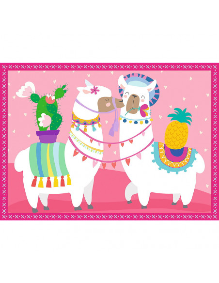 Puzzle Trefl 4in1 Lama In Vacanta,34322