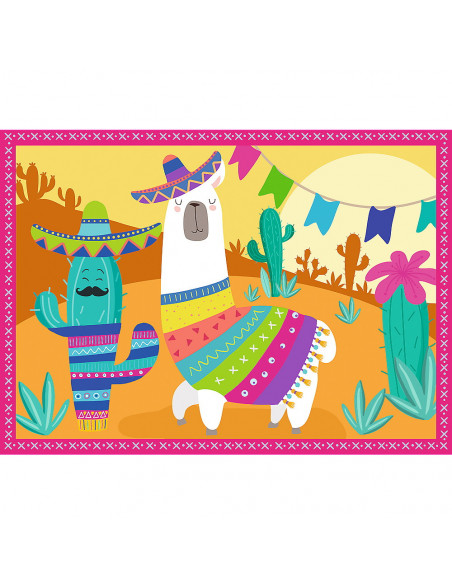 Puzzle Trefl 4in1 Lama In Vacanta,34322