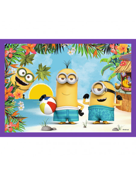 Puzzle Trefl 4in1 In Lumea Minionilor,34345