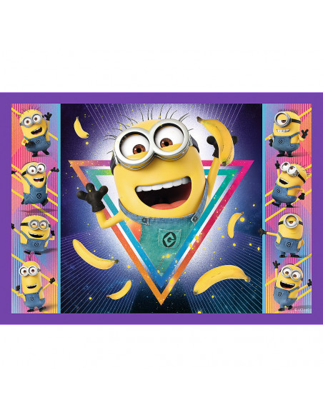 Puzzle Trefl 4in1 In Lumea Minionilor,34345
