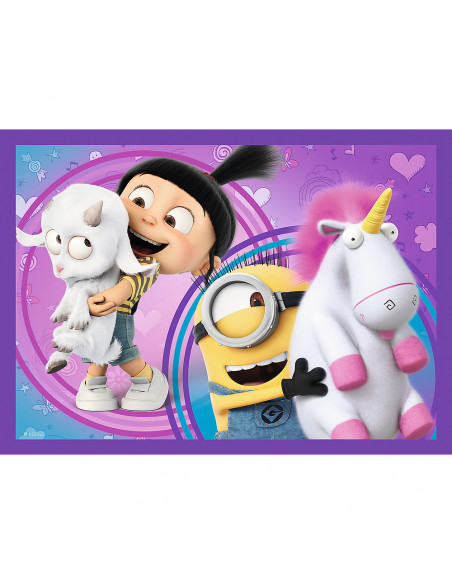 Puzzle Trefl 4in1 In Lumea Minionilor,34345