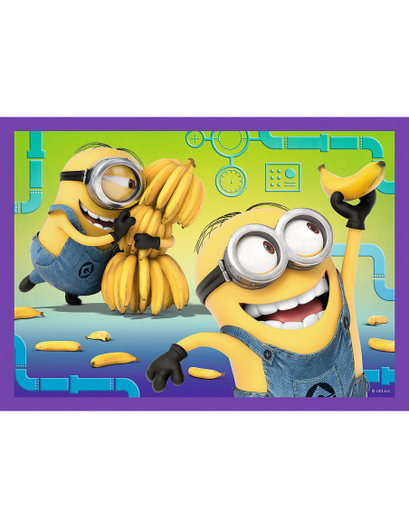 Puzzle Trefl 4in1 In Lumea Minionilor,34345