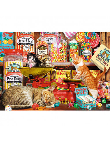 Puzzle Trefl 1000 Pisici Si Dulciuri,10630