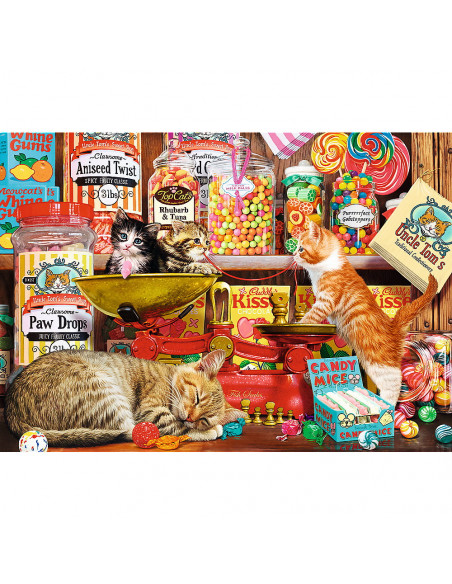 Puzzle Trefl 1000 Pisici Si Dulciuri,10630