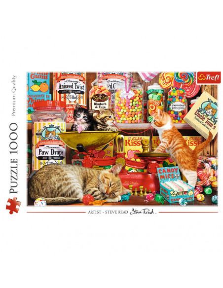 Puzzle Trefl 1000 Pisici Si Dulciuri,10630