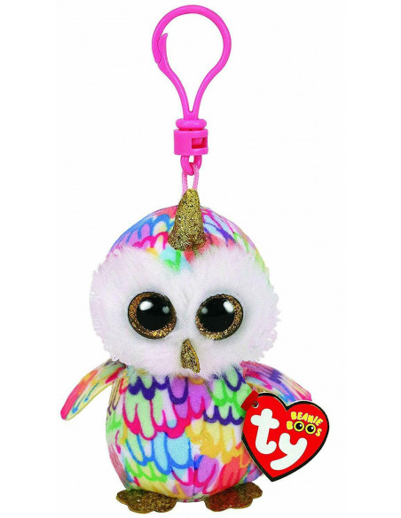 Plus Breloc Ty 8.5cm Bufnita Unicorn,TY35224