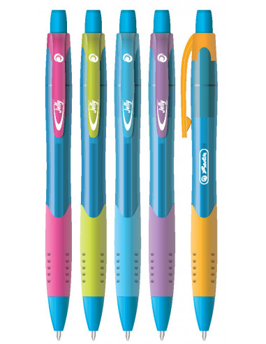 9480590,Pix cu gel Herlitz Jelly 0.7 mm, Albastru, 1buc.