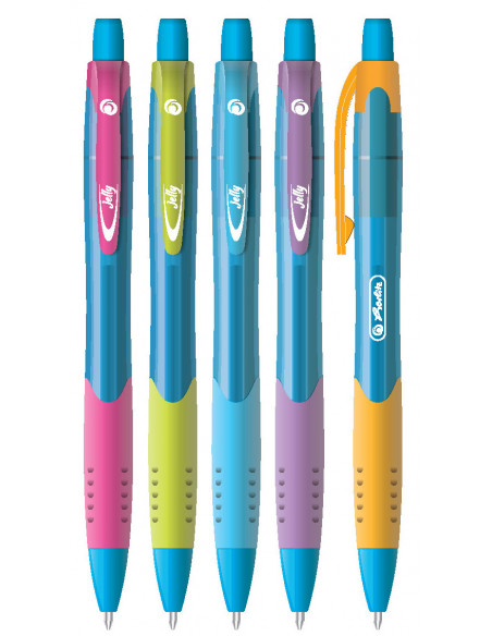 9480590,Pix cu gel Herlitz Jelly 0.7 mm, Albastru, 1buc.