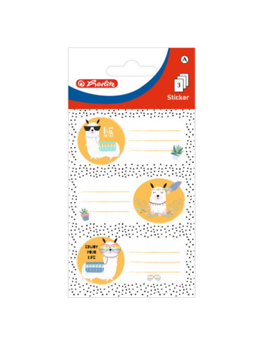 50034284,Etichete scolareHerlitz LLAMA set 9