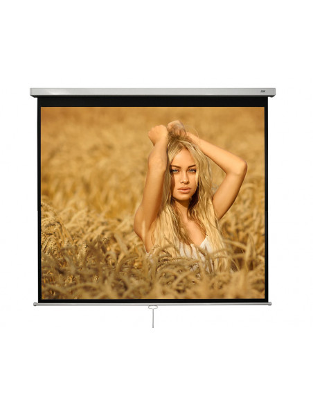 Ecran proiectie manual, perete/tavan, 240 x 240 cm, Blackmount Ecran proiectie manual, perete/tavan, 240 x 240 cm, Blackmount