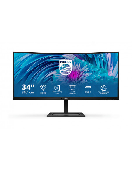 Monitor 34 PHILIPS 346E2CUAE QHD 3440*1440 100 Hz 300 cd/mp
