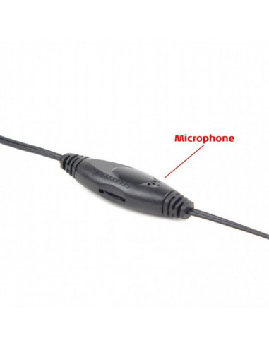 CASTI Gembird, cu fir, standard, utilizare multimedia, microfon CASTI Gembird, cu fir, standard, utilizare multimedia, microfon