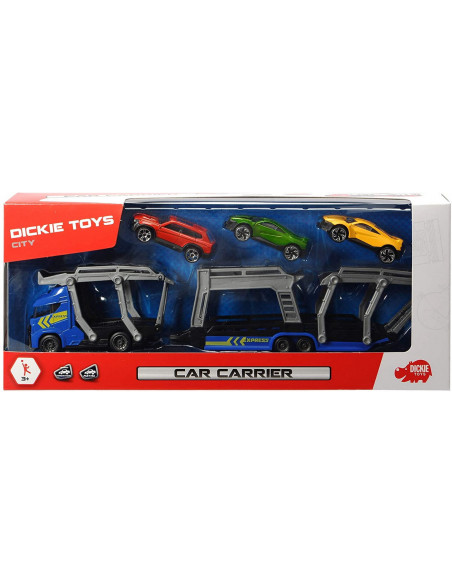 Set Trailer 28cm Cu 3 Masinute Metalice -