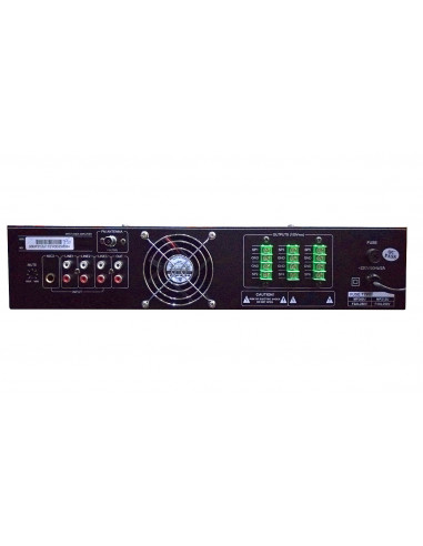 Amplificator 120W cu mixer, 6 zone, DSPPA MP212U cu USB/ SD/ FM