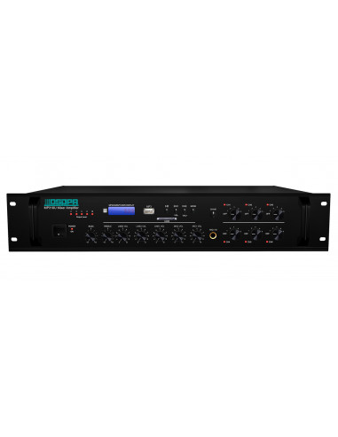 Amplificator 120W cu mixer DSPPA MP310UB, 6 zone, USB/SD/Tuner