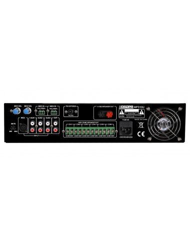 Amplificator 120W cu mixer DSPPA MP310UB, 6 zone, USB/SD/Tuner