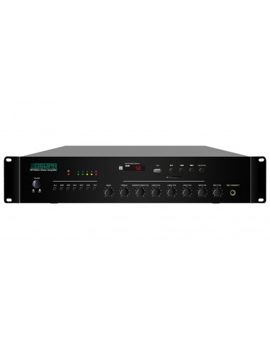 Amplificator 60W cu mixer DSPPA MP260U, 6 zone, USB/SD/Tuner