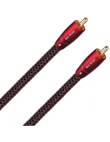 Cablu audio 2RCA - 2RCA AudioQuest Red River 0.75m,RRIVER0.75