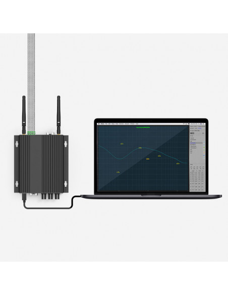 Streamer audio cu amplificare 2x50W BlackStream SA100, LAN