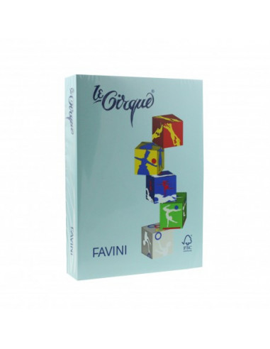 Carton Color 106 Favini, A4, 160 g/mp, Albastru Deschis,A747304