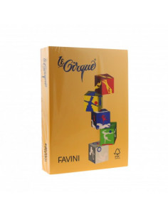 Carton color 201 Favini, A4, 160 g/mp, Galben Auriu,A74H304