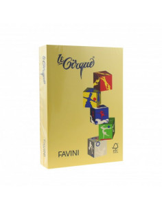 Carton Color 202 Favini, A4, 160 g/mp, Galben Mediu,A74B304