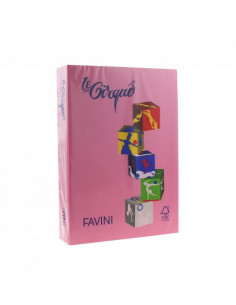 Carton Color 206 Favini, A4, 160g/mp, Roz Ciclam,A74F304