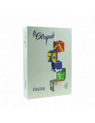 Carton Color 102 Favini, A4, 160 g/mp, Verde Pal,A746304