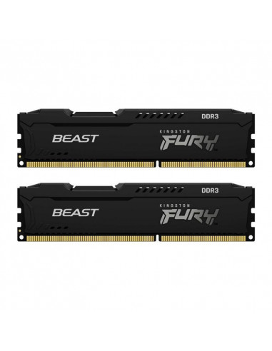 Memorie RAM Kingston Fury Beast, DIMM, DDR3, 8GB (2x4GB), CL10