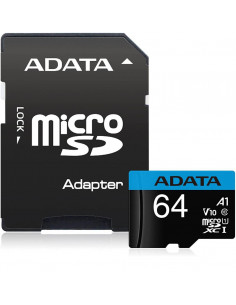 AUSDX64GUICL10A1,Card de memorie Premier MicroSDXC/SDHC, 64GB, Class 10, cu adaptor