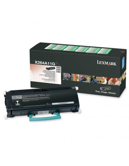 Cartus Toner Original Lexmark X264A11G, Black, 3500 pagini Cartus Toner Original Lexmark X264A11G, Black, 3500 pagini