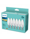 Set 6 Becuri LED 40W B35 E14 WW FR ND 6PF/4